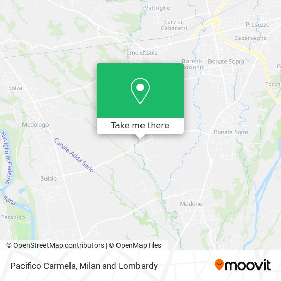 Pacifico Carmela map