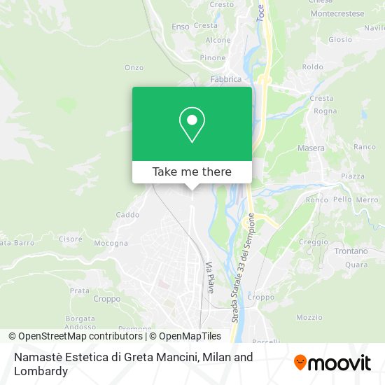 Namastè Estetica di Greta Mancini map