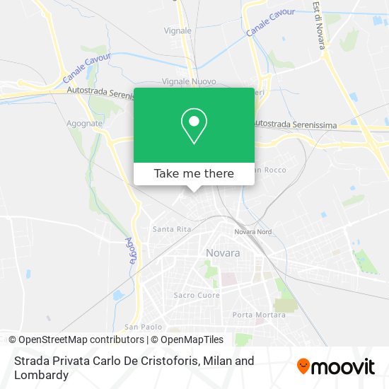 Strada Privata Carlo De Cristoforis map