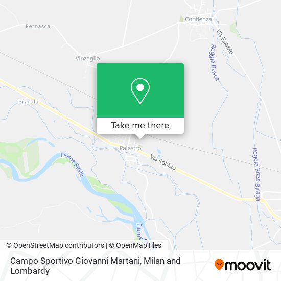 Campo Sportivo Giovanni Martani map