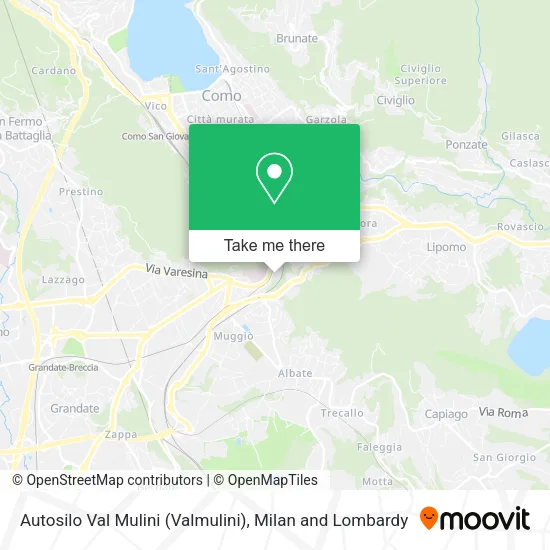 Autosilo Val Mulini (Valmulini) map