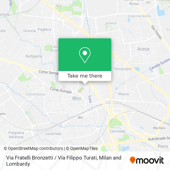 Via Fratelli Bronzetti / Via Filippo Turati map