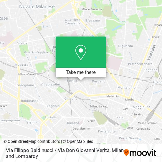 Via Filippo Baldinucci / Via Don Giovanni Verità map