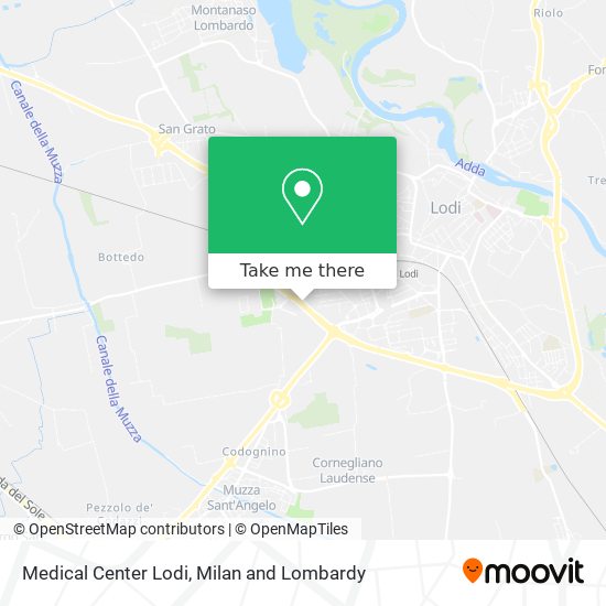 Medical Center Lodi map
