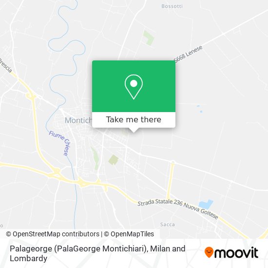 Palageorge (PalaGeorge Montichiari) map