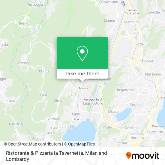 Ristorante & Pizzeria la Tavernetta map