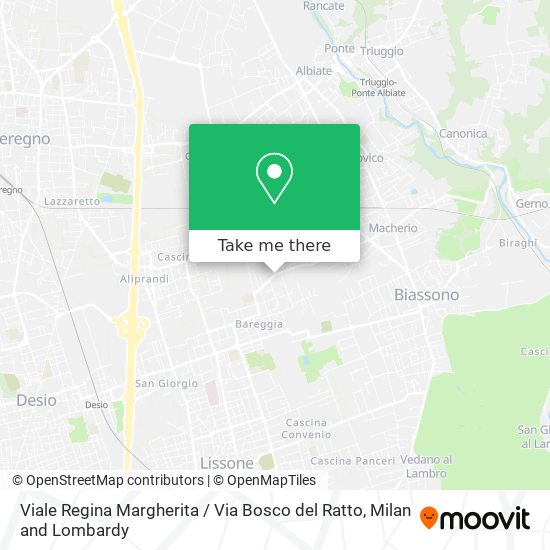 Viale Regina Margherita / Via Bosco del Ratto map