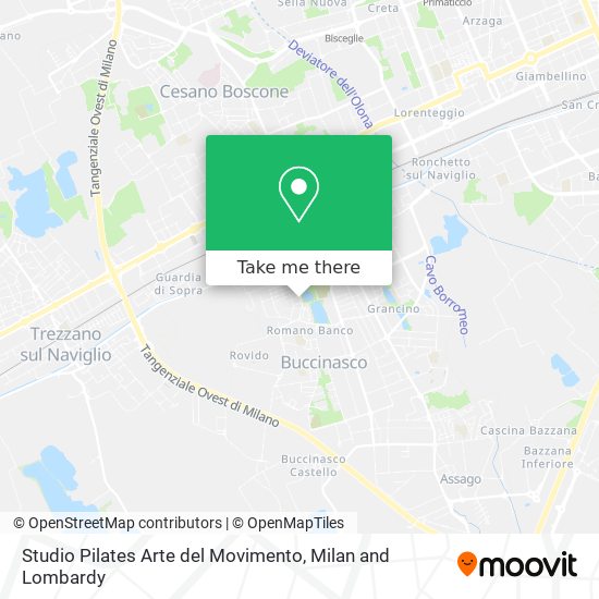 Studio Pilates Arte del Movimento map