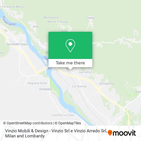 Vinzio Mobili & Design - Vinzio Srl e Vinzio Arredo Srl map