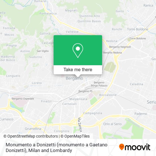 Monumento a Donizetti (monumento a Gaetano Donizetti) map