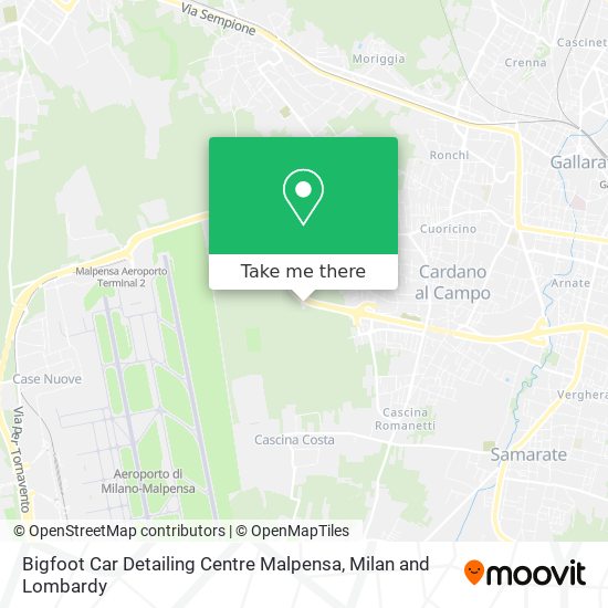 Bigfoot Car Detailing Centre Malpensa map