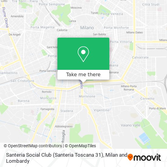 Santeria Social Club (Santeria Toscana 31) map
