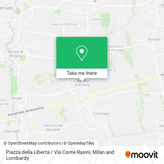 Piazza della Libertà / Via Conte Rasini map