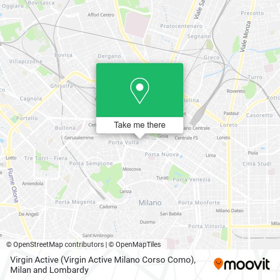 Virgin Active (Virgin Active Milano Corso Como) map