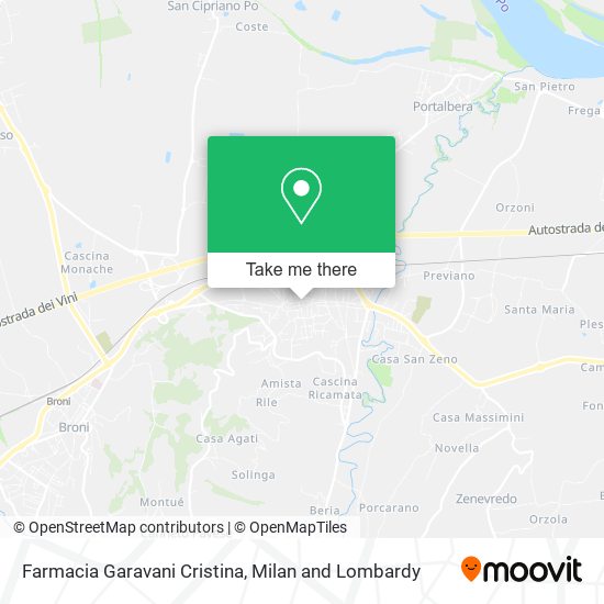 Farmacia Garavani Cristina map