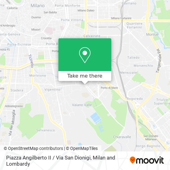 Piazza Angilberto II / Via San Dionigi map