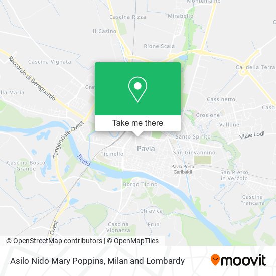 Asilo Nido Mary Poppins map