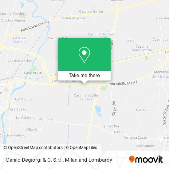 Danilo Degiorgi & C. S.r.l. map