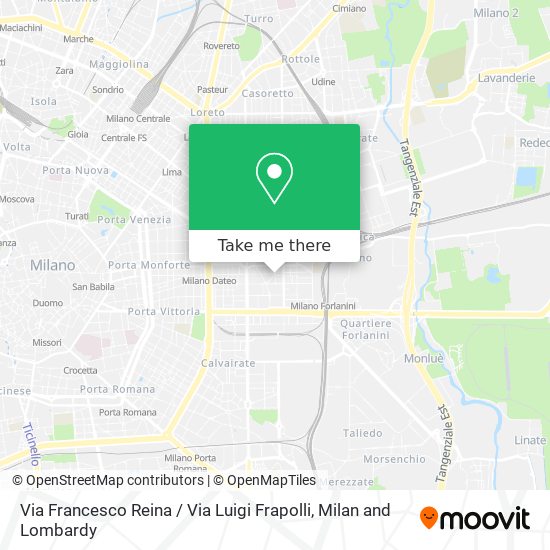 Via Francesco Reina / Via Luigi Frapolli map