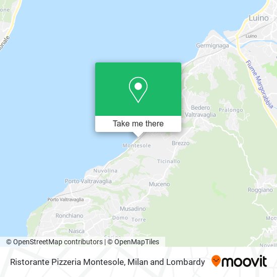 Ristorante Pizzeria Montesole map