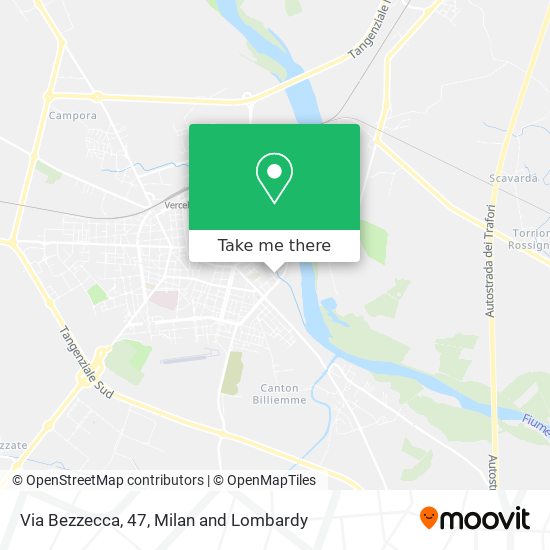 Via Bezzecca, 47 map