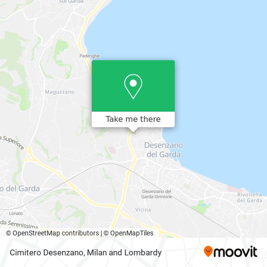 Cimitero Desenzano map