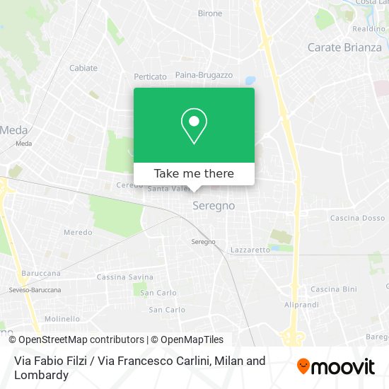 Via Fabio Filzi / Via Francesco Carlini map