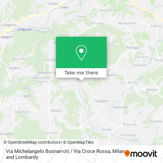 Via Michelangelo Buonarroti / Via Croce Rossa map