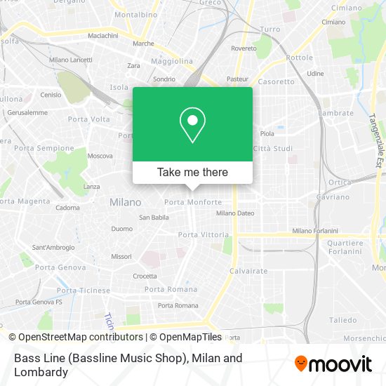 Bass Line (Bassline Music Shop) map