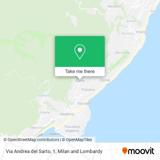 Via Andrea del Sarto, 1 map
