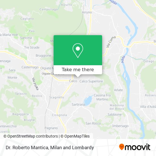 Dr. Roberto Mantica map