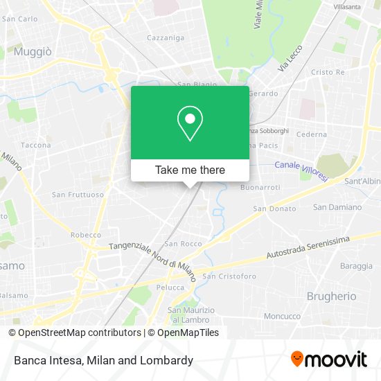 Banca Intesa map