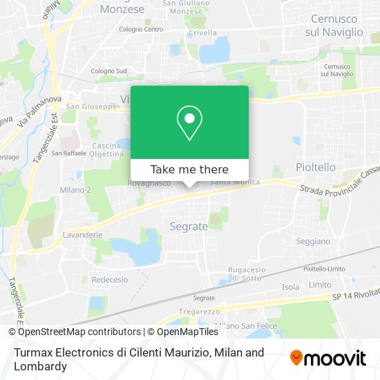 Turmax Electronics di Cilenti Maurizio map