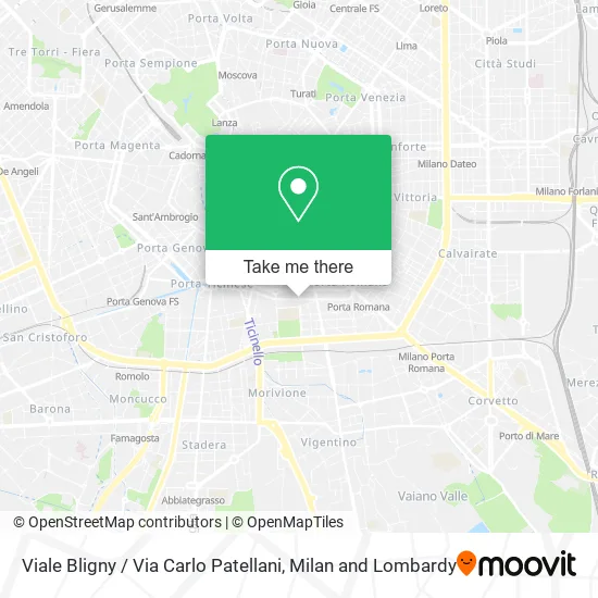 Viale Bligny / Via Carlo Patellani map