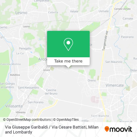 Via Giuseppe Garibaldi / Via Cesare Battisti map
