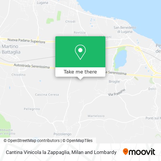 Cantina Vinicola la Zappaglia map