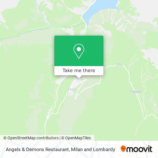 Angels & Demons Restaurant map