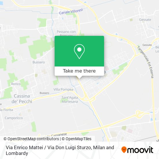 Via Enrico Mattei / Via Don Luigi Sturzo map
