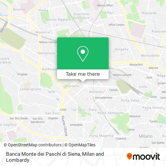 Banca Monte dei Paschi di Siena map