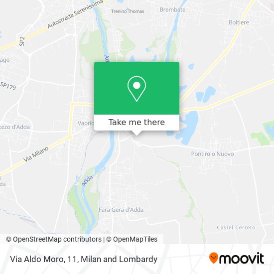 Via Aldo Moro, 11 map