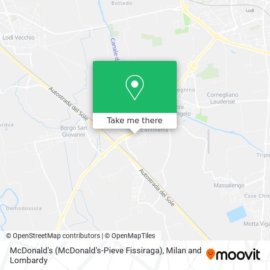 McDonald's (McDonald's-Pieve Fissiraga) map