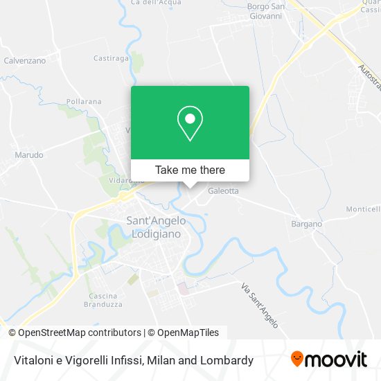 Vitaloni e Vigorelli Infissi map