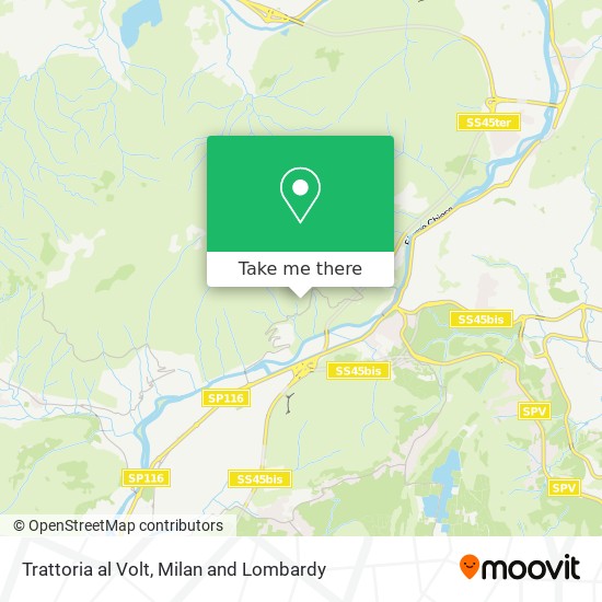 Trattoria al Volt map