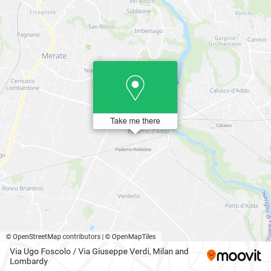 Via Ugo Foscolo / Via Giuseppe Verdi map