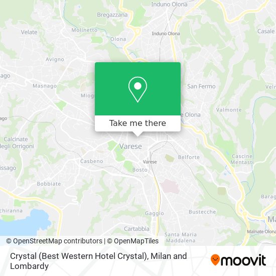 Crystal (Best Western Hotel Crystal) map