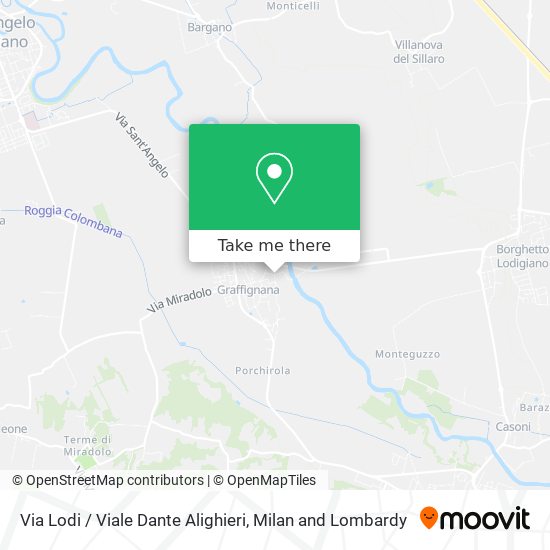 Via Lodi / Viale Dante Alighieri map