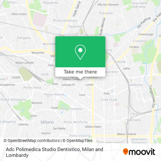 Adc Polimedica Studio Dentistico map
