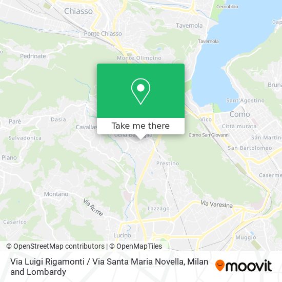 Via Luigi Rigamonti / Via Santa Maria Novella map