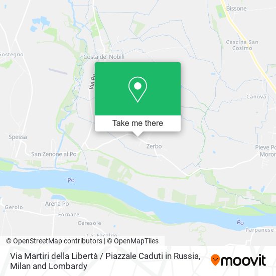 Via Martiri della Libertà / Piazzale Caduti in Russia map