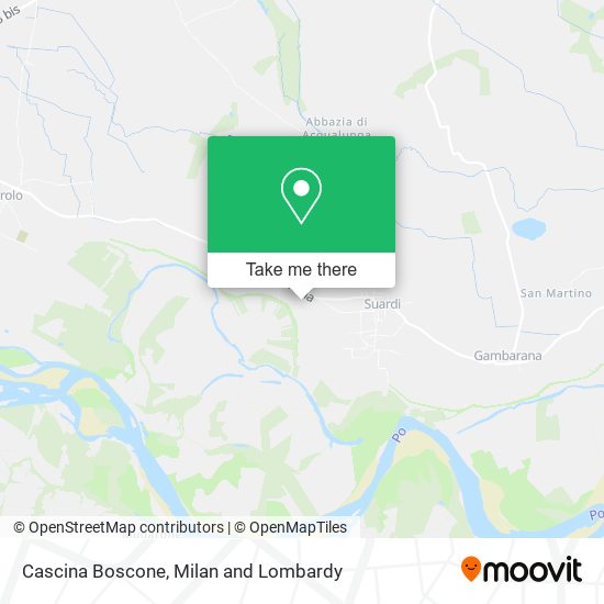 Cascina Boscone map